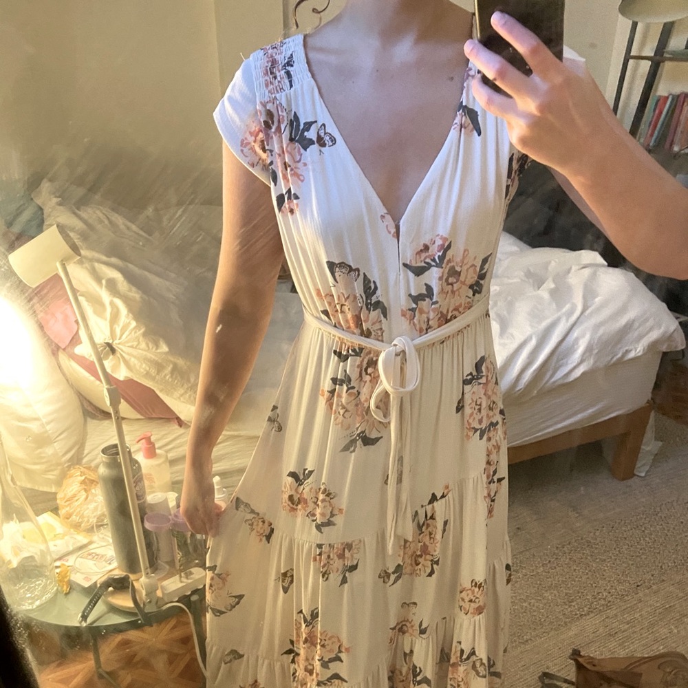 Free people maxi floral dress